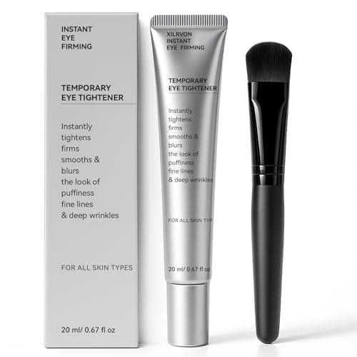 Instant Eye Tightener with Brush Perfection Firming Lift Cream Temporary Eye Tightener for Under Eye Bags Puffiness Fine Lines Wrinkles Firms and Smooths for All Skin Types 067 oz