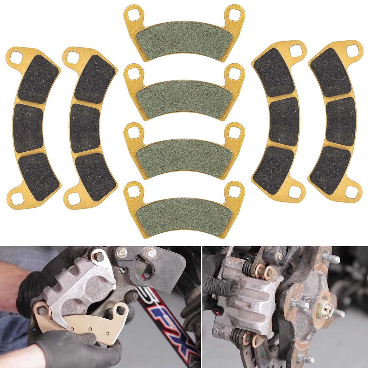 Brake Pads Heavy Duty for Polaris 1000 RZR XP Turbo EPS 4 Pro XP for Polaris RZR RS1 XP XP4 Turbo 20162021