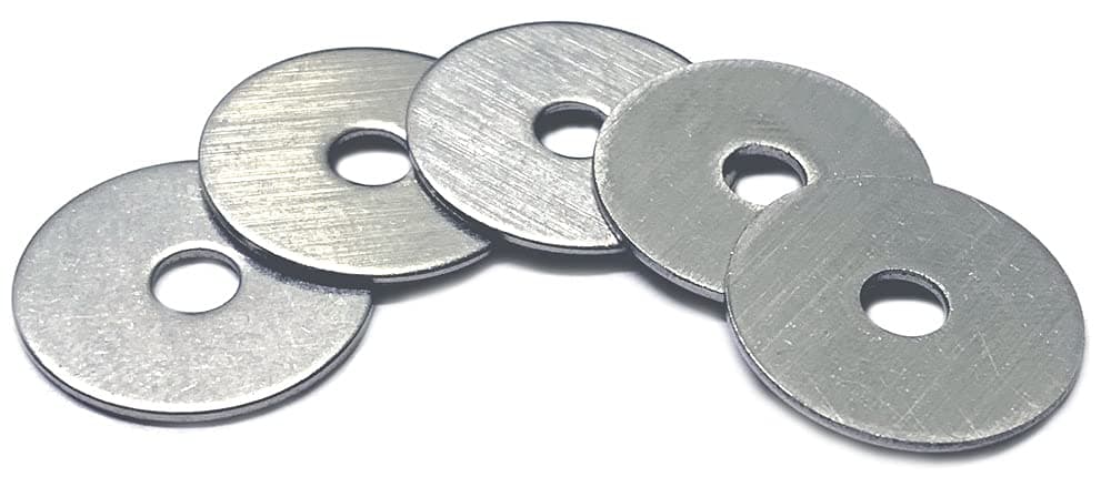 Type 188 Stainless Steel Fender Washers Size 6 x 58 Pack of 100pcs Marine Bolt Supply