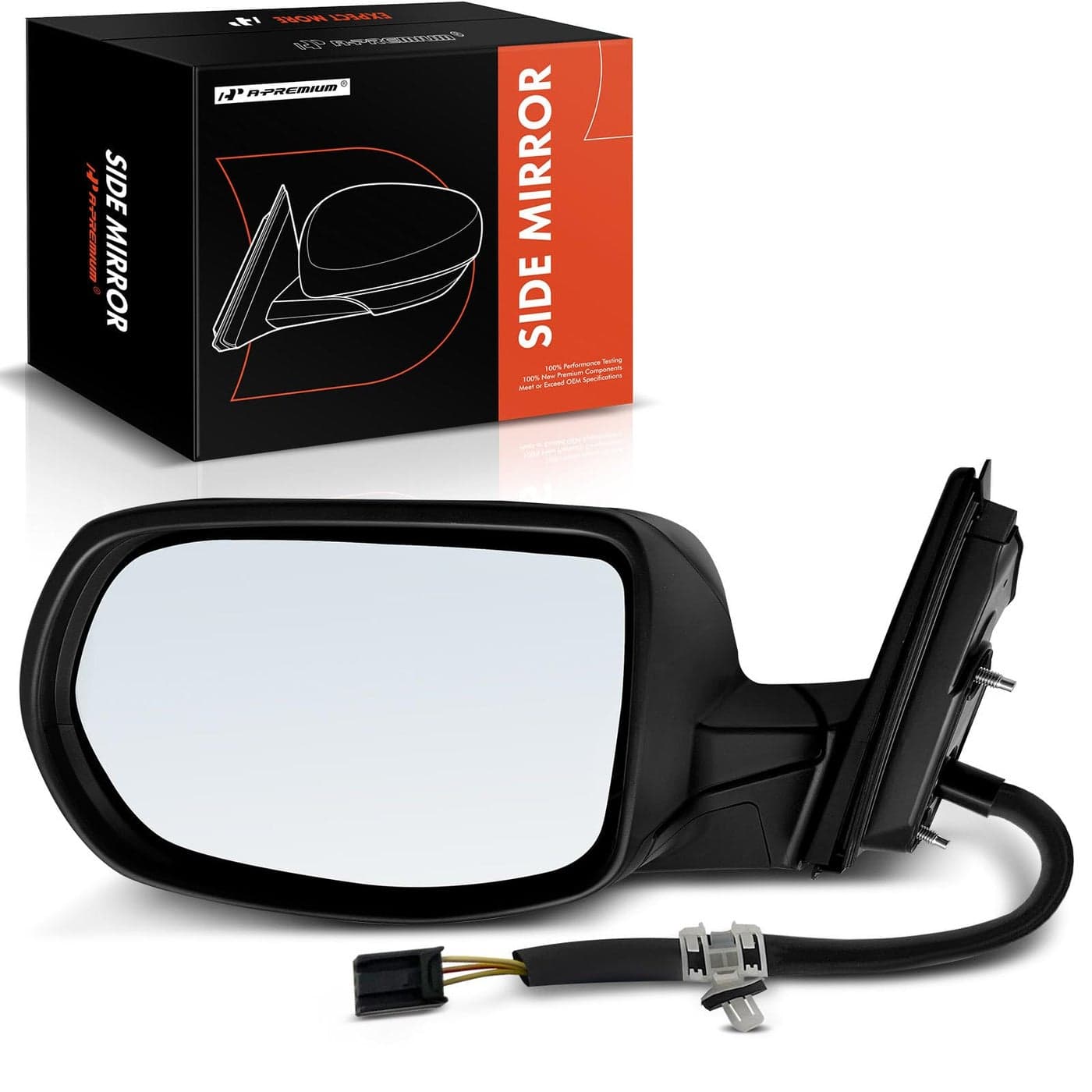 APremium Driver Side Power Door Mirror Compatible with Honda CRV 20172022 NonHeated Manual Folding Black Outside Rear View Mirror
