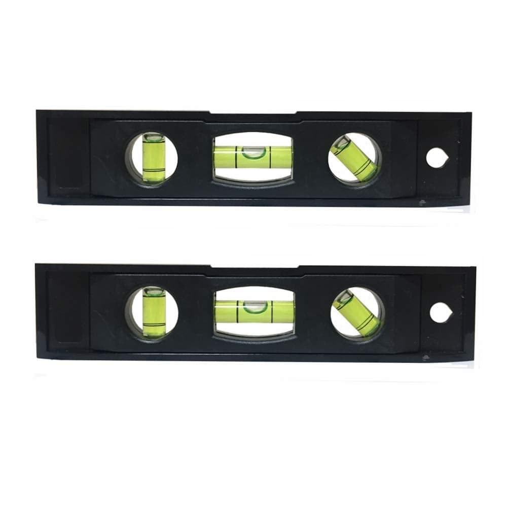 2pcs 6 inch Torpedo Level Magnetic Box Level with 180 90 45 Degree Bubble Level