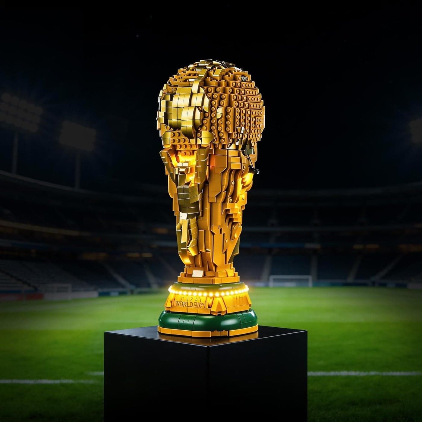 Vaodest LED Lighting Kit for FIFA World Cup Trophy 43020 - Creative Decoration Lights Compatible with Lego Sets