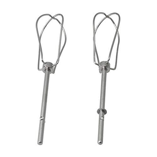 Walmine W10490648 Sliver Metal Hand Mixer Turbo Beaters Replacement for KHM Series, Replaces KHM2B, AP5644233, W10240913, PS4082859(Pack of 2)