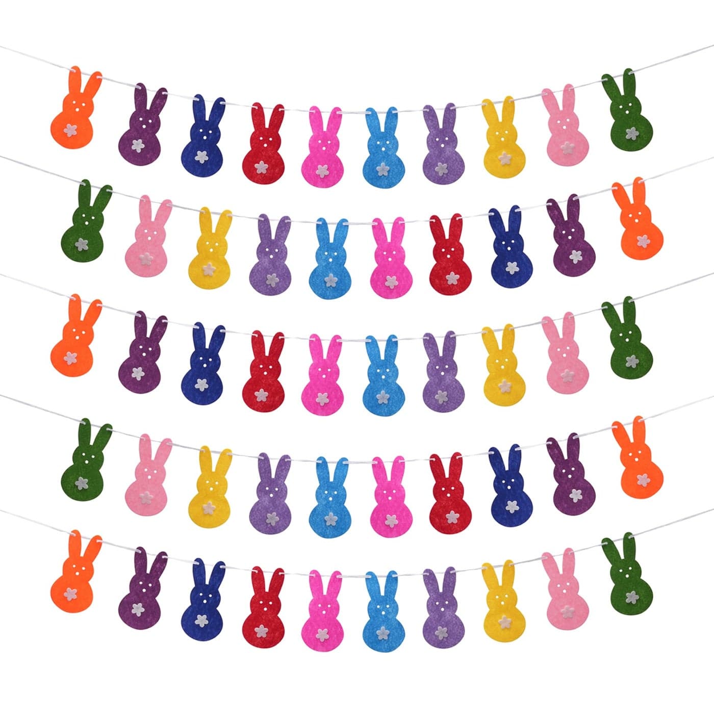 60pcs Cute Banner Cutouts