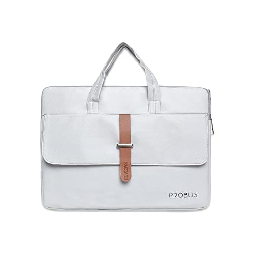 Probus Canvas Messenger Laptop Sleeve Case Cover Bag for Men/Women Grey| 13.3"