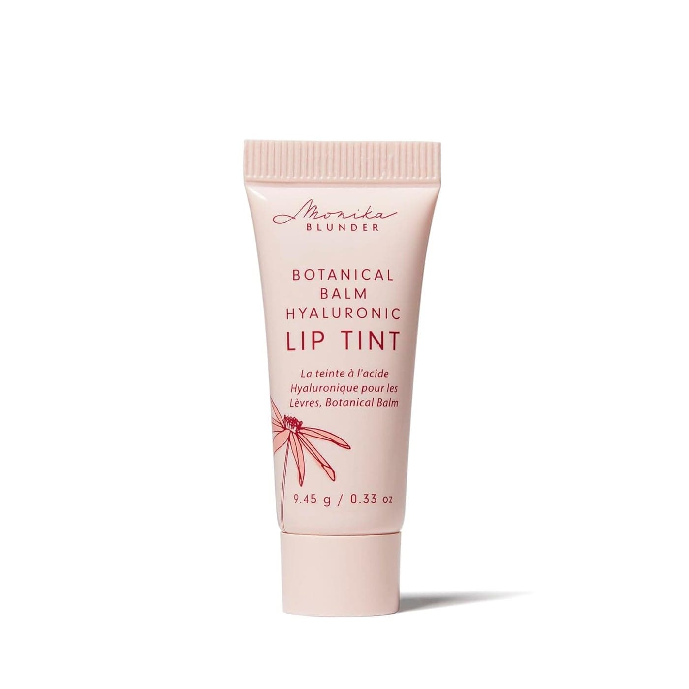 Monika Blunder Beauty Botanical Balm Hyaluronic Lip Tint Winter Clear Hydrating Lip Tint Clean Beauty CrueltyFree Vegan NonToxic Moisturizing Lightweight Glossy Finish