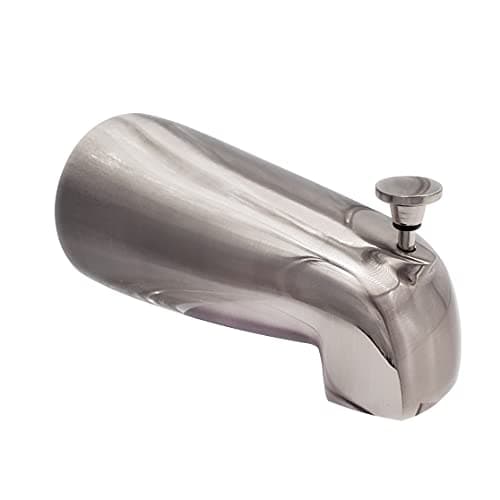 Westbrass Nose Diverter 5-1/2" Tub Spout, Satin Nickel, D311-07