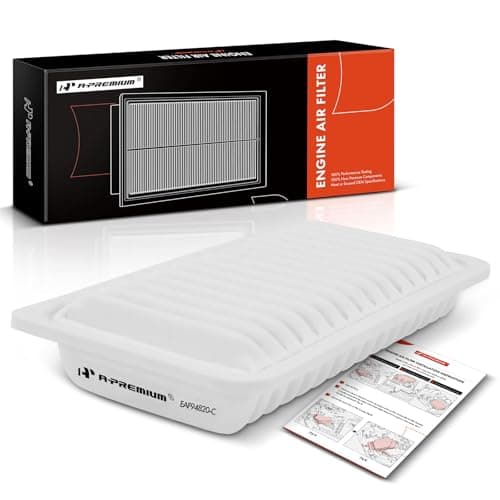 A-Premium Engine Air Filter Compatible with Toyota, Subaru, Pontiac & Scion Models - Matrix(03-08), Corolla(03-08), 86(17-20), BRZ(13-20), Vibe(03-08), tC(05-10), FR-S(13-16) - Replace#17801-0D020