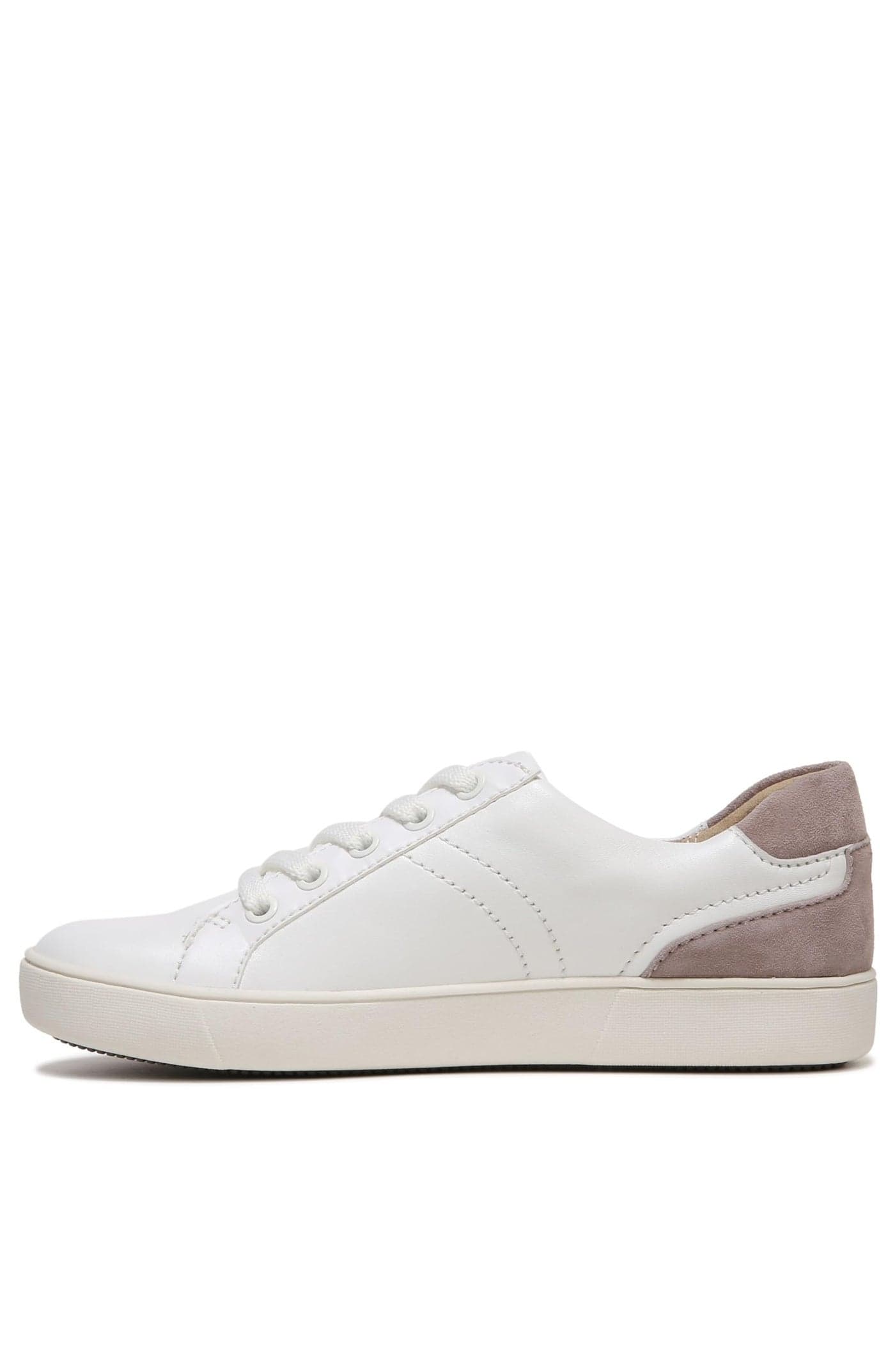 Naturalizer Womens Morrison Comfortable Lace Up Fashion Casual SneakerWhite Leather Taupe10 W US