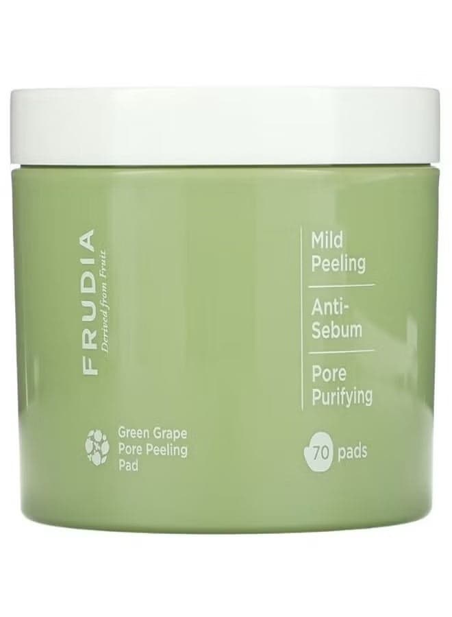 Frodia, Green Grape Pore Peeling Pads, 70 Pads, 5.7 fl oz (170 ml)