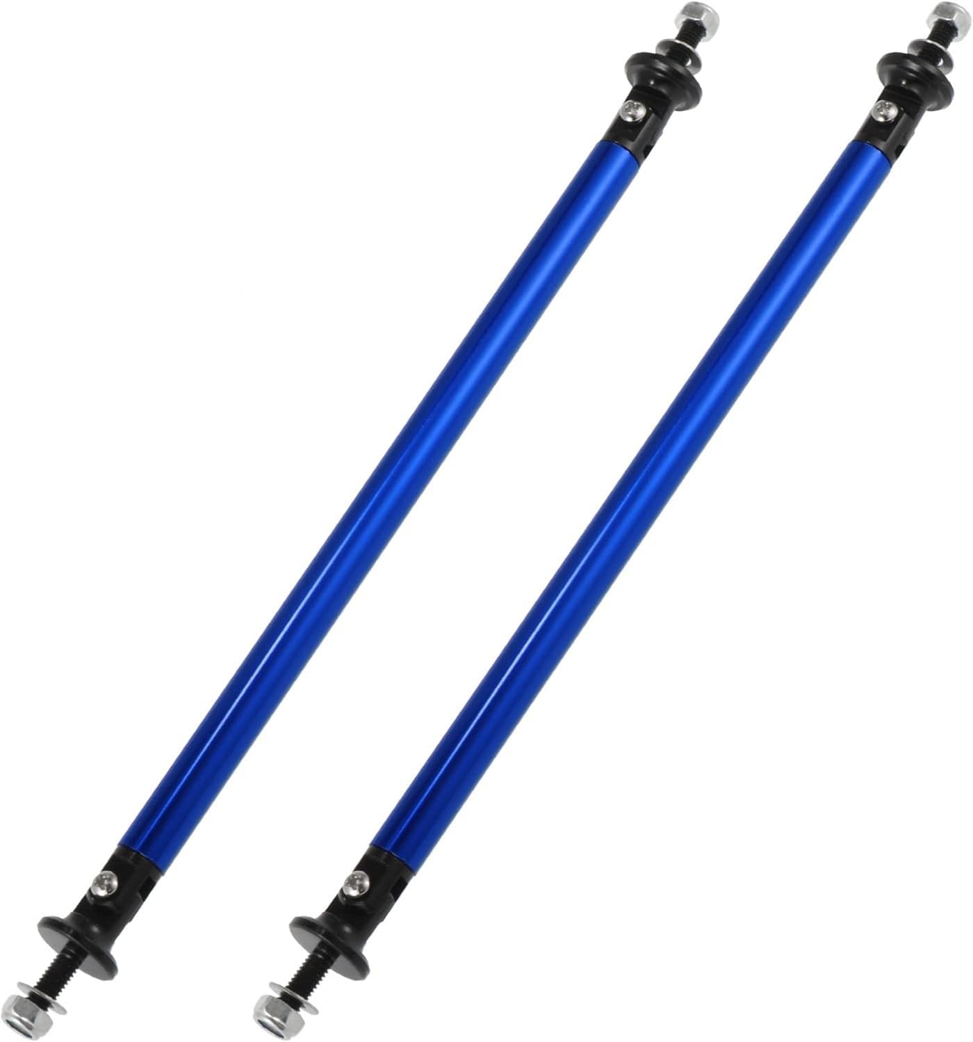 X AUTOHAUX Adjustable Car Bumper Splitter Support Rods - Blue