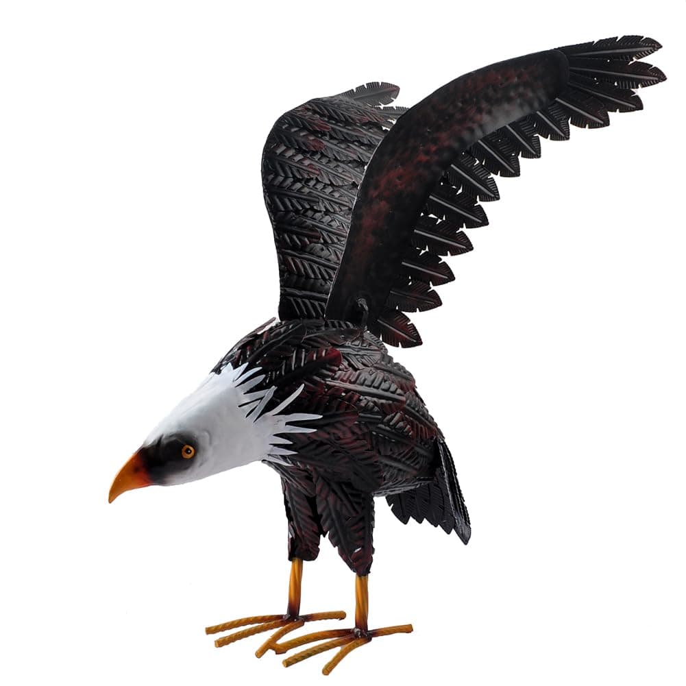 BAENRCY Eagle Statue Animal Sculpture Garden Decoration Metal Yard Art for Yard Outdoor Decoration