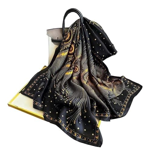 YMXHHB Fashion Scarves Scarf Silk Feeling Scarves Long Lightweight Sunscreen Shawls for Women (Y48)