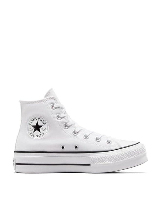 Converse Women's Chuck Taylor All Star Lift High Top Sneakers, White/Black/White, 7 Medium US