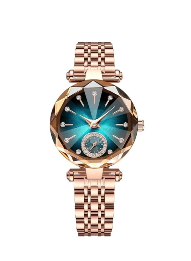 Watches for Women , Fashion Analog Creative Diamond Dial Wrist Watch, Jewelry Gift for Wedding Anniversary Birthday