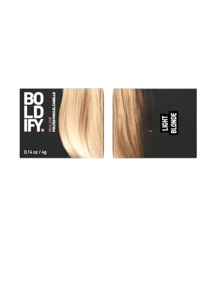 BOLDIFY Hairline Powder - Root Touch Up & Hair Loss Cover Up, Instant Gray Coverage 48-Hour Stain-Proof Hair Color Powder for Women & Men, Hair Fibers and Hair Topper Alternative (Light Blonde)