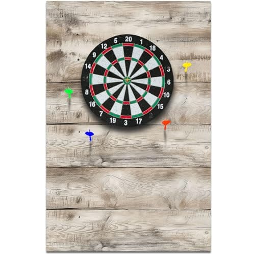 Hahafelt 36 x 24 x 05 Inch Felt Wood Grain Dart Board Wall Protectors Square Dart Board Backing Tiles Dartboard Backboard Cork Backboards Alternative Light Grain