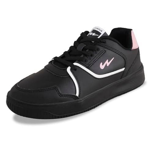 Campus Women's OG-L3 Sneakers BLK/Peach - 5UK/India