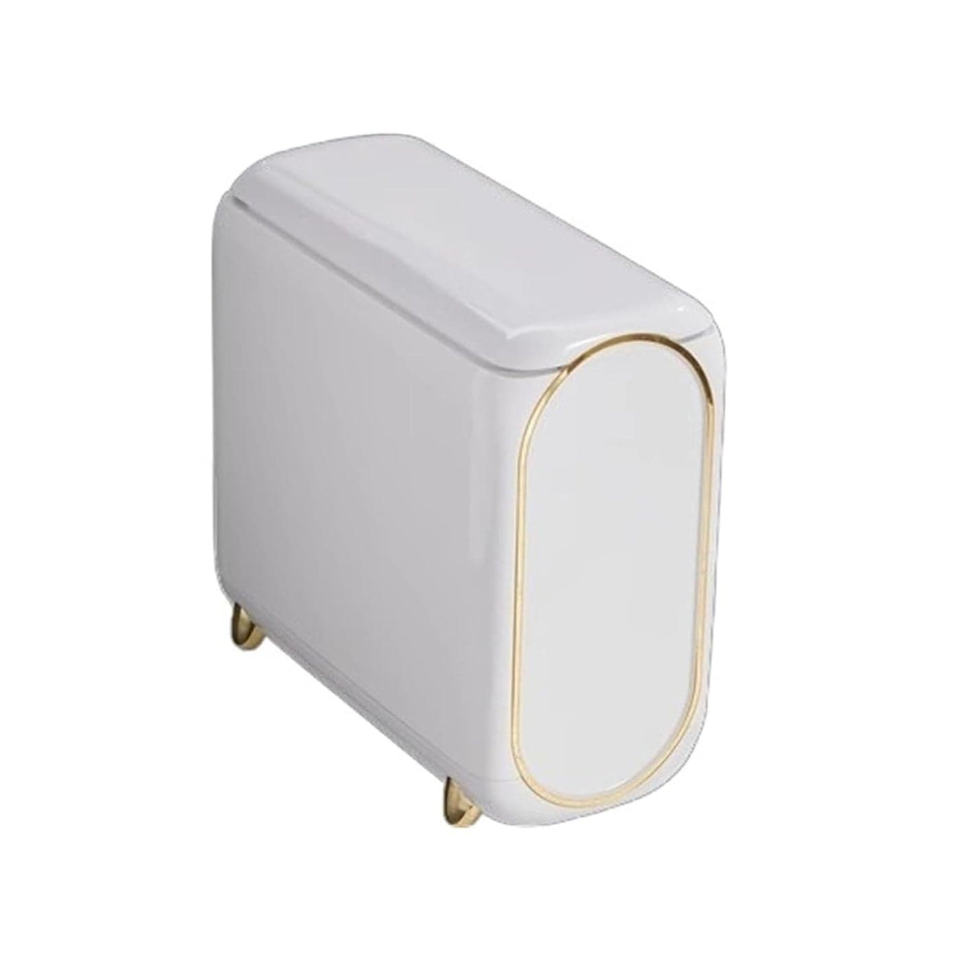 Seadra Europeanstyle household wheels light luxury bedroom living room narrow trash can Bathroom Kitchen narrow trash can