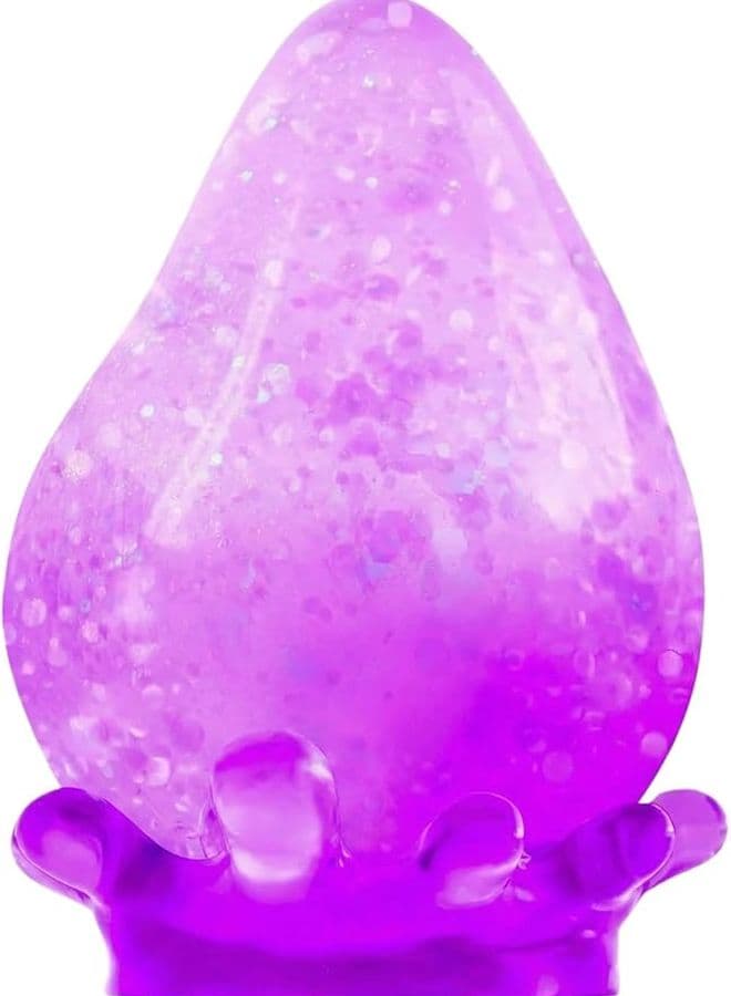 Water Drop Squeeze Squishy Stress Ball Slow Rise Fidget Sensory Toy For Anxiety Relief Purple