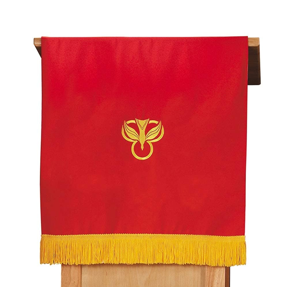 Autom Pulpit Scarf WCrss RedWht