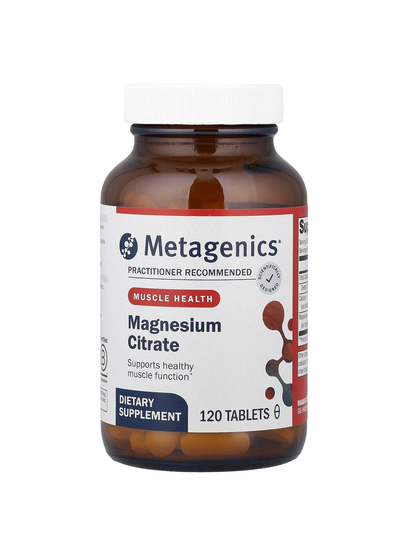 Magnesium Citrate, Muscle Health, 120 Tablets