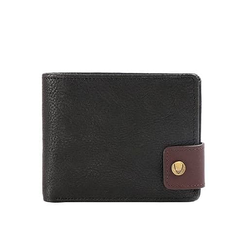 Hidesign Leather Men's Bohemian Wallet (Black)