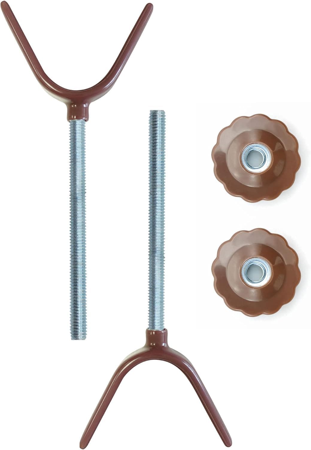 2 Pack 8MM Baby Gate Y Shaped Threaded Spindle Rod Adapter for Pet Dog Pressure Mounted Safety Gates