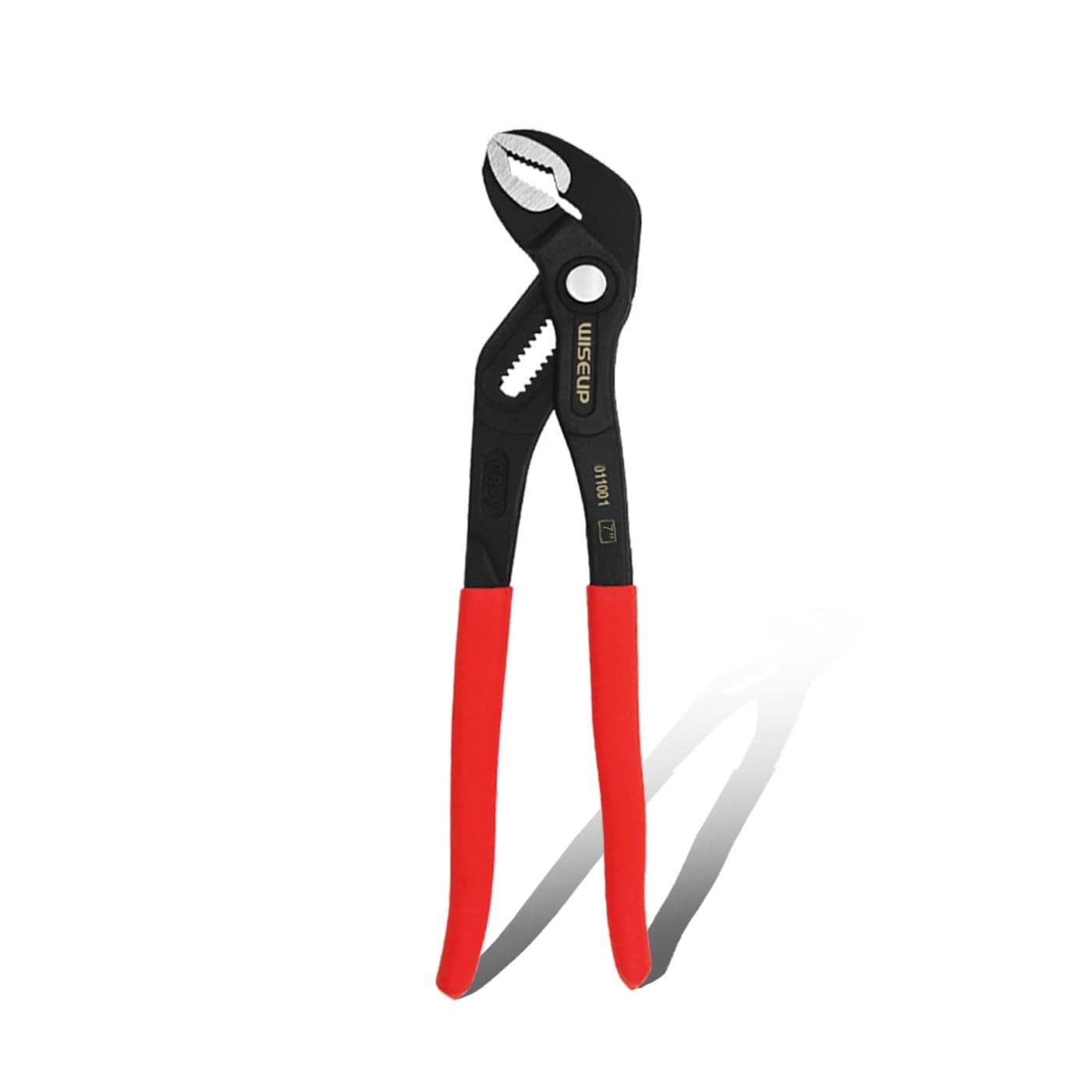 WISEUP Groove Joint Pliers 7 Inch with Fast Adjustable Pliers VJaw Tongue and Groove Pliers Wrench for Water PumpHome RepairPlumbingGrippingNutsBoltsPipeFittings