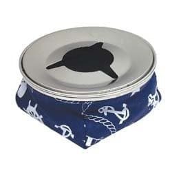 Amarine Made Stainless Windproof Bean Bag Ashtray, Blue or Red (Blue)
