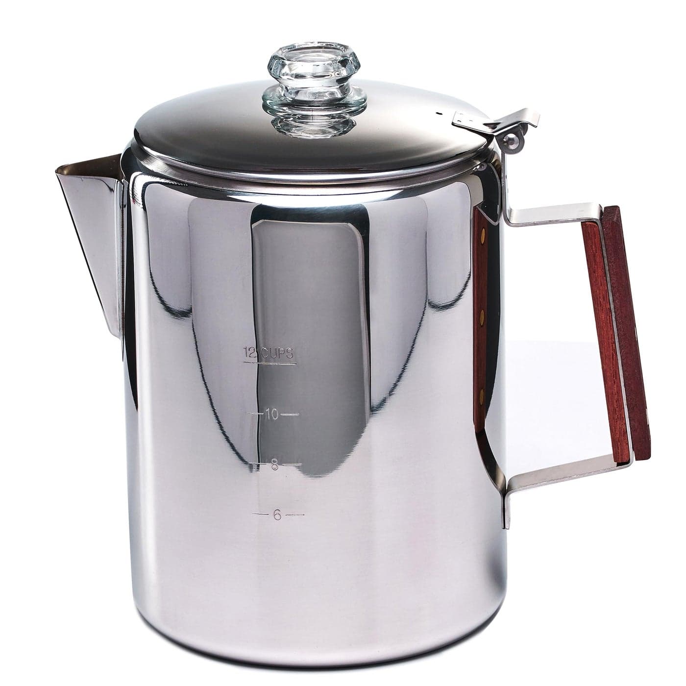 ZOWIE KING CampingFire Coffee Percolator Stovetop Pot Stainless Steel Stove top Coffee Pot Unleash Flavor in the Great Outdoors 12 Cups