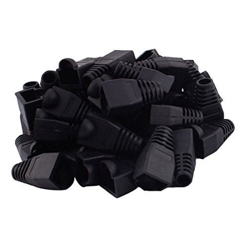 YIOVVOM RJ45 Strain Relief Boots (Black)