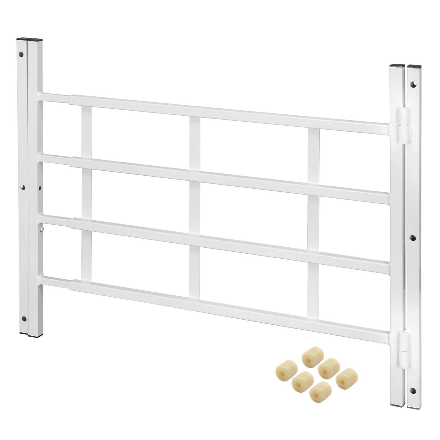 PrimeLine S 4776 21 In White Painted Carbon Steel Hinged 4Bar Window Grill Single Pack