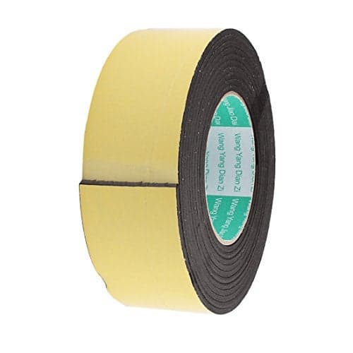 uxcell 50mm Width 3mm Thickness Single Side Shockproof Sponge Foam Tape 4M Length