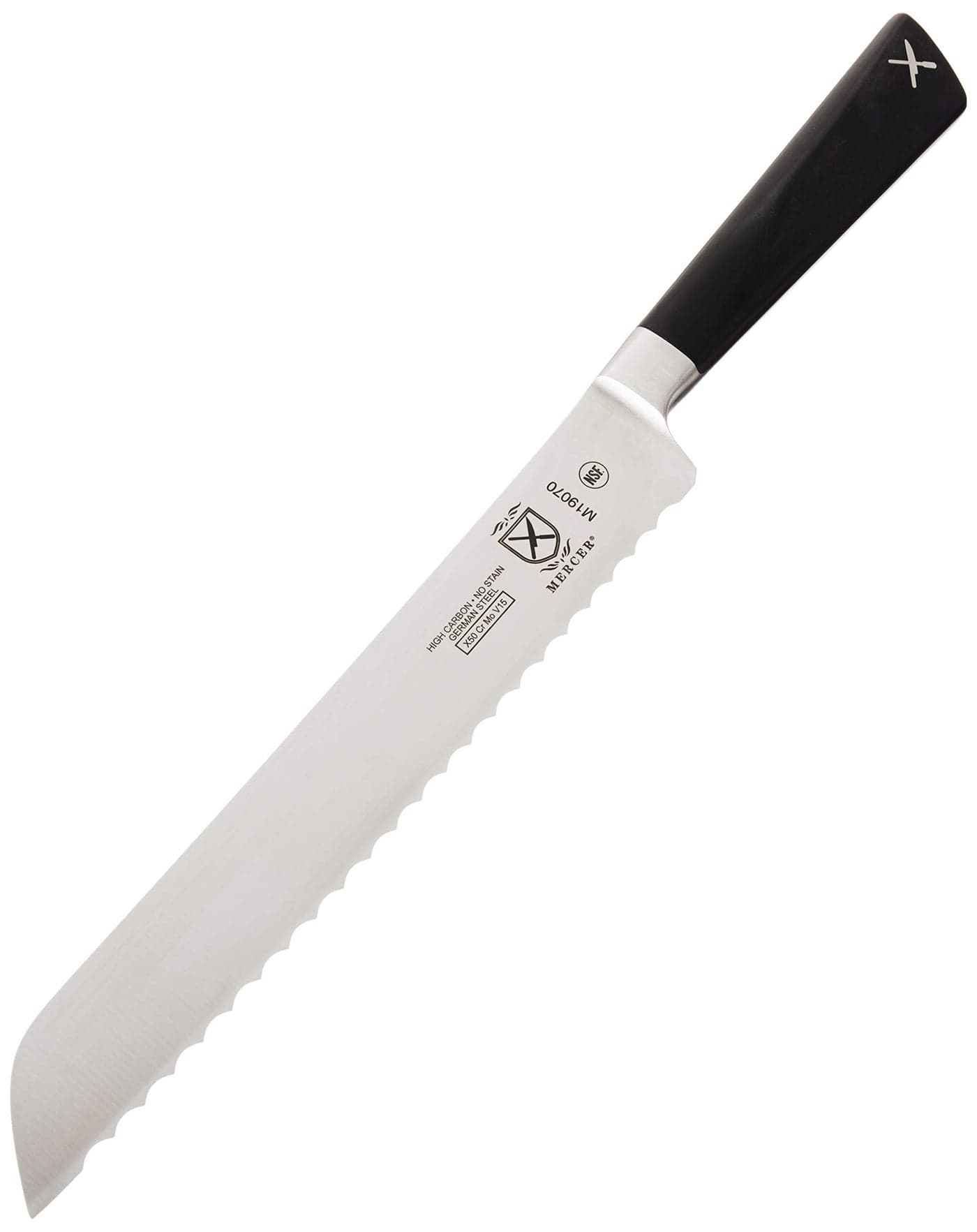 Mercer Culinary Züm Forged Bread Wavy Edge Knife, 8 Inch