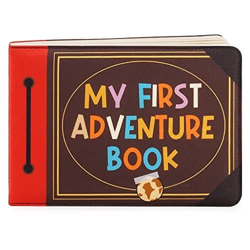 Urban Kiddy My First Adventure Book Baby Photo Album Soft Baby Book First Year Baby Album Gift Set for Newborn Toddler Kids Baby Shower Memory Album Holds 4x6 Photos