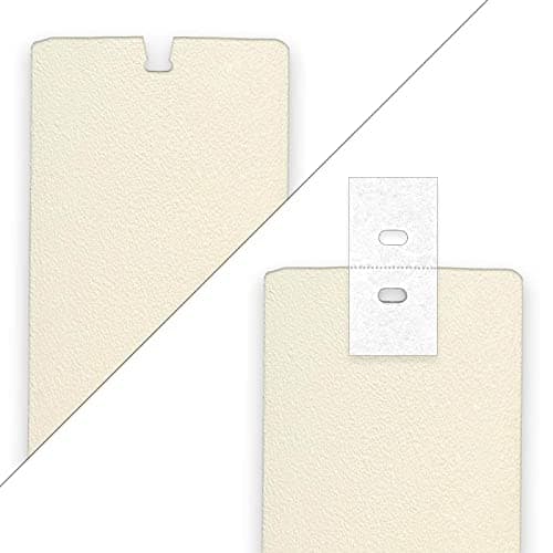 30 Sets (60 Pcs) Vertical Blinds Replacement Slats Panels, Vertical Blind Repair Tabs Kit, Clear Apartment Blinds Replacement Fixers, Horizontal Blinds Replacement Parts