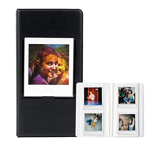 WOGOZAN 64 Pockets Album for Fujifilm Instax Square Film Photo Album SQ40 SQ1 SQ6 SQ10 SQ20 SP-3 Square Instant Film Camera (Black)