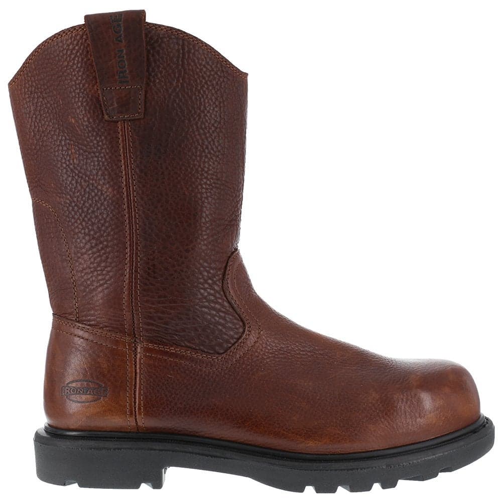 Iron Age Hauler Ia0194 Composite Toe 11in Pull On Safety Boot Brown 6 Wide