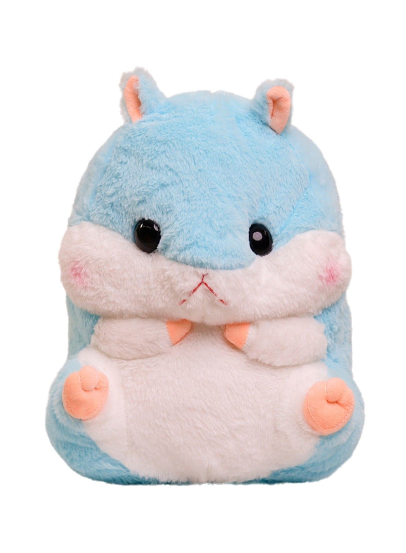 40 CM Cute Hamster Plush Toy Soft Stuffed Cartoon Animal Doll For Girls And Boys All Ages Gift(Blue)