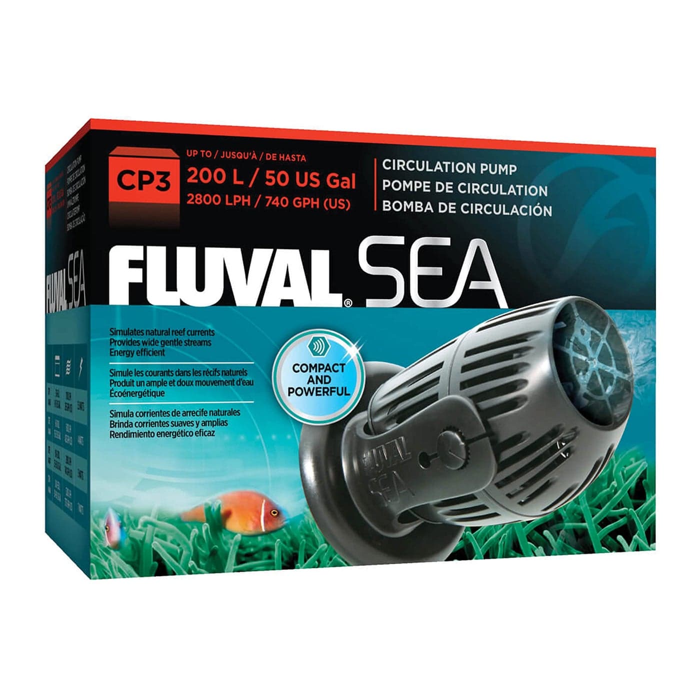 Fluval Sea CP3 Circulation Pump for Freshwater Saltwater Aquariums 14347
