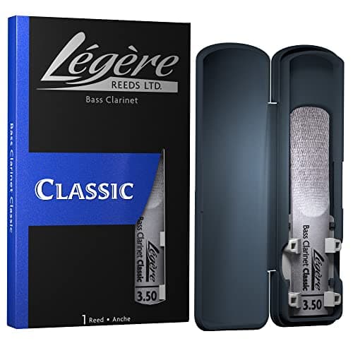 Légère Reeds - Bass Clarinet Reed, Classic, Strength 3.50 (BC3.50) - Premium Synthetic Woodwind Reed