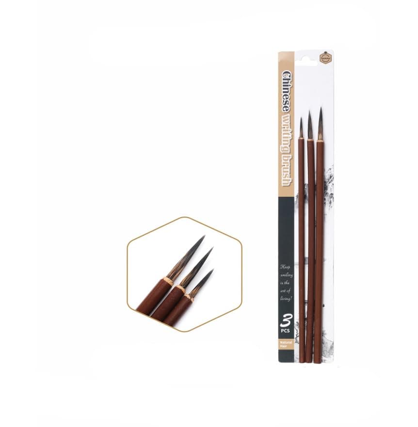 HS Professional Chinese CalligraphyDrawing Brush Set of 3