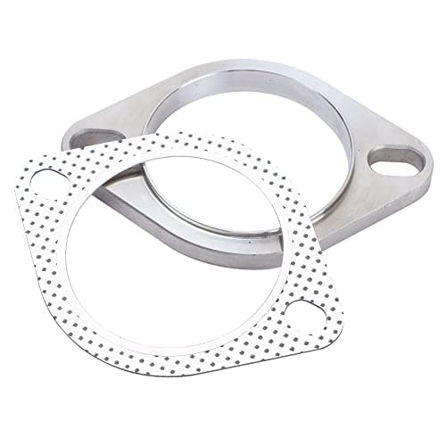 Rwraps Stainless Steel Exhaust Flange 2 Bolt 3 Inch Exhaust Flange Gasket Connection Kit 3 Inch77mm