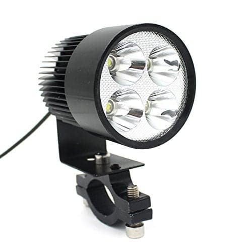 LEORX 12V-85V 20W Motorcycle E-bike LED Headlight Lamp Car Accessories (Black)