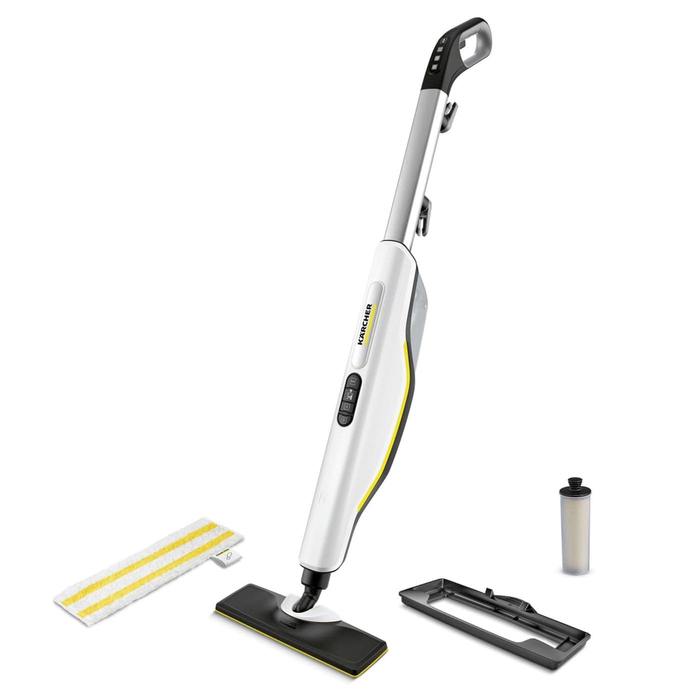 Krcher SC 3 Upright Steam Mop Heating Time 30 seconds Area Coverage approx 60 m Tank 05 l Heating Output 1600 W Floor Nozzle Floor Cloth Carpet Glider Descaling Cartridge Included