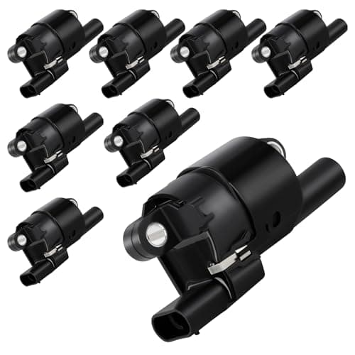 SCITOO Ignition Coil Coils Pack fits for GMC Sierra 1500 6.2L/5.3L/4.3L 2014-2018 for Chevrolet Suburban 6.0L/5.3L 2016-2018 for Silverado 1500 6.2L/5.3L/4.3L 2014-2018 UF742 set of 8