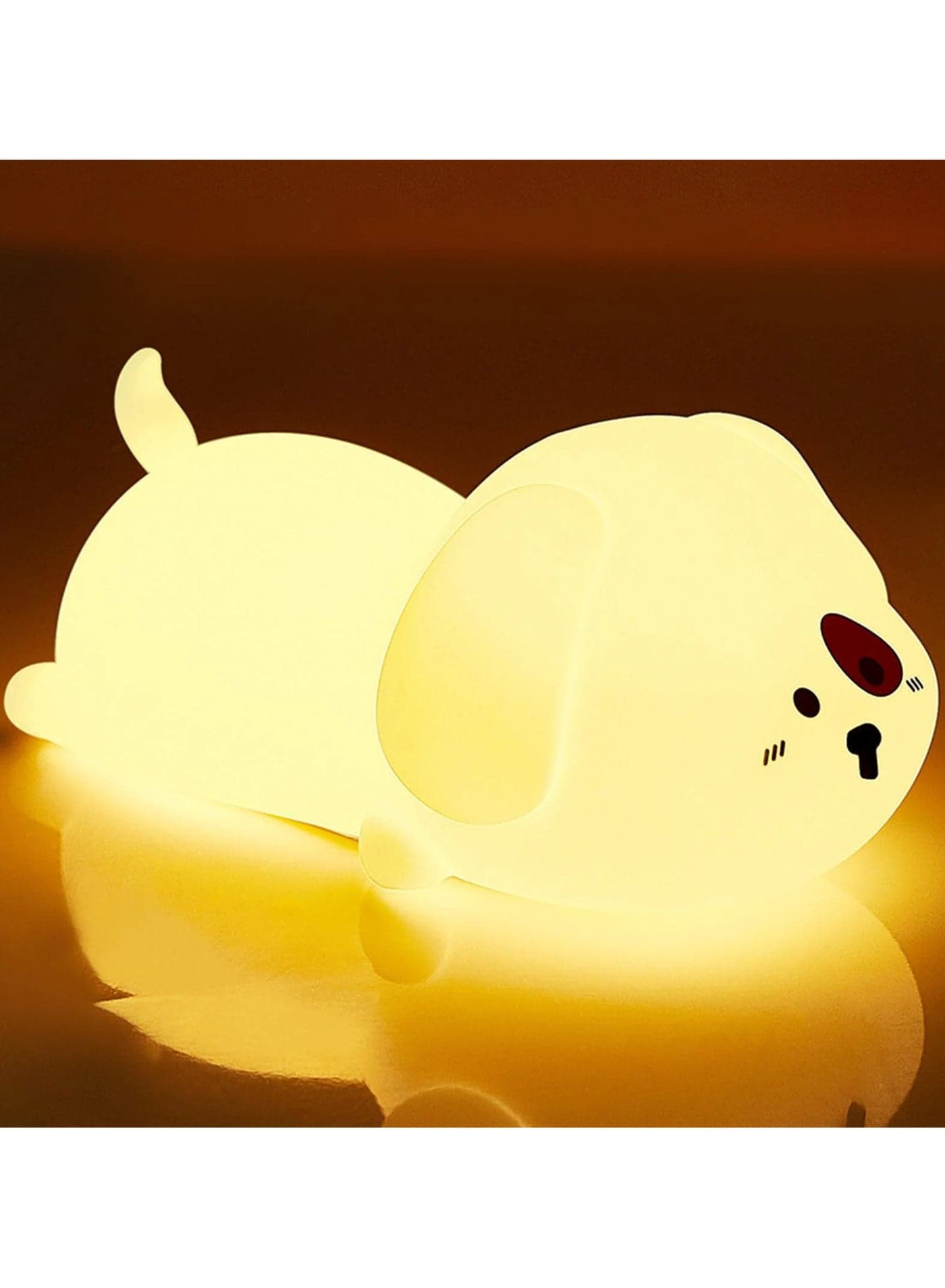 Children's Night Light Dimmable Lamp – 3 Light Modes, Dimmable with Timer, Touch Control, Silicone Night Light, USB Rechargeable, Cute Baby Nursing Light for Kids