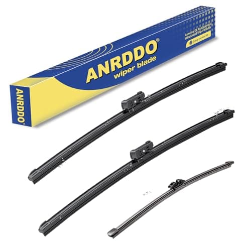 3 wipers Replacement For 2017 2018 2019 2020 2021 2022 2023 Mini Cooper Countryman, Windshield Wiper Blades Original Equipment Replacement - 23"+21"+10" (Set of 3) Top Lock