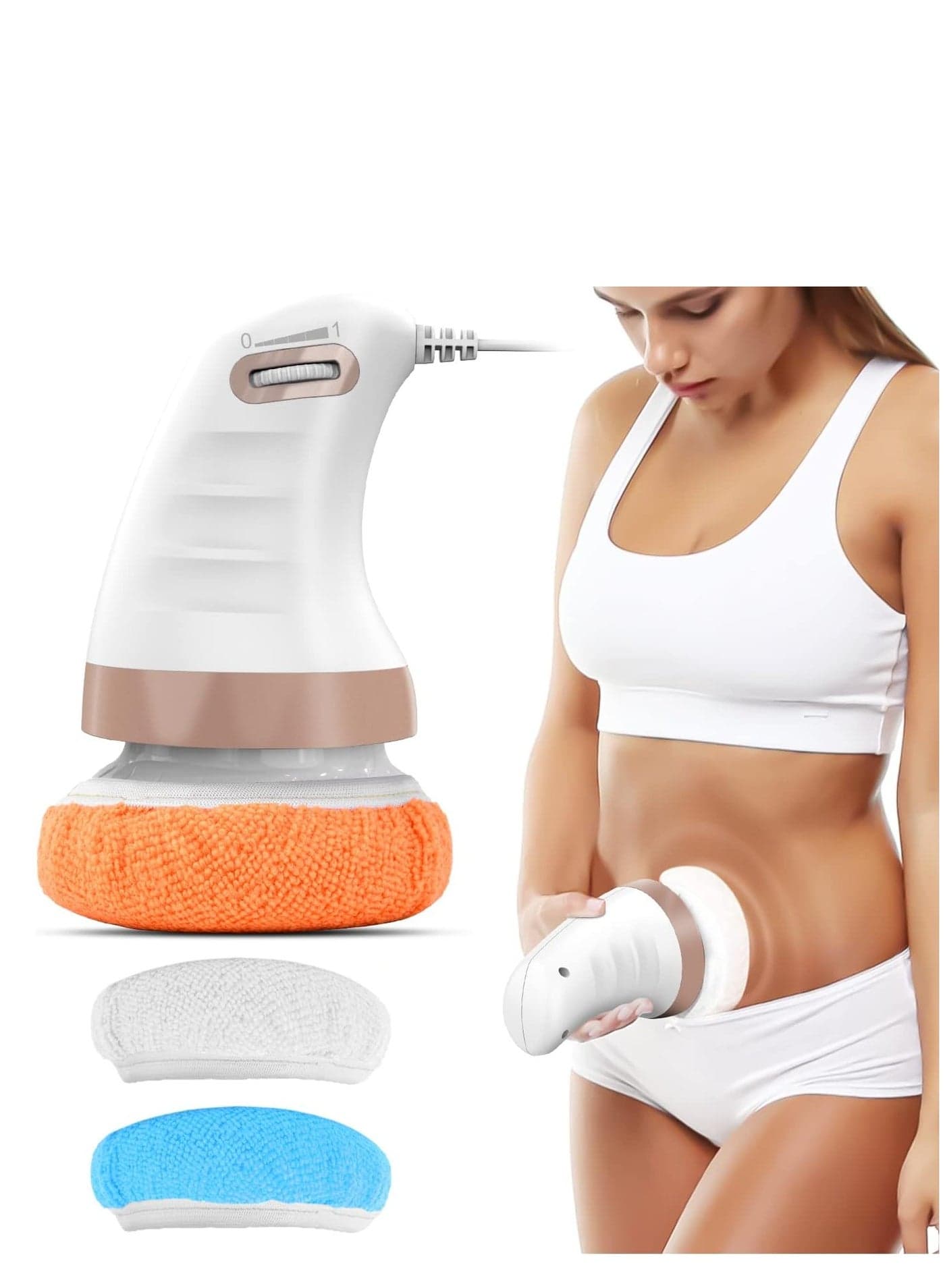Cellulite Massager Body Sculpting Machine Electric Handheld for Belly Waist Arms Legs